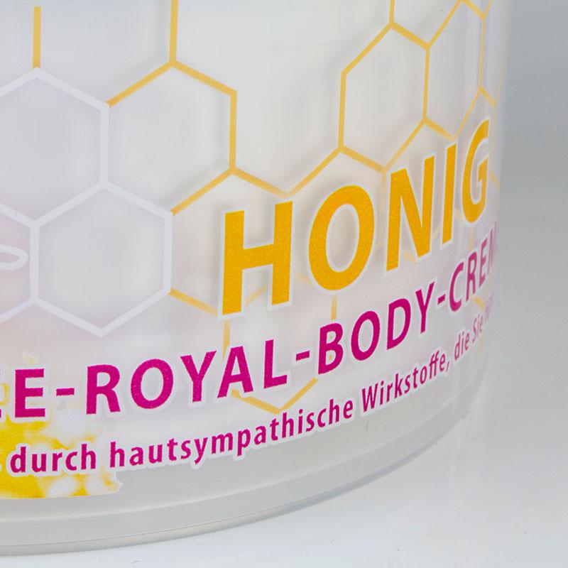 Körpercreme mit Gelee Royale modern verpackt