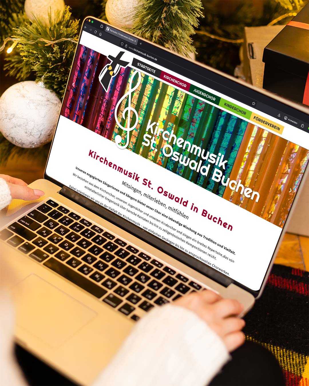 Webseite Kirchenchor