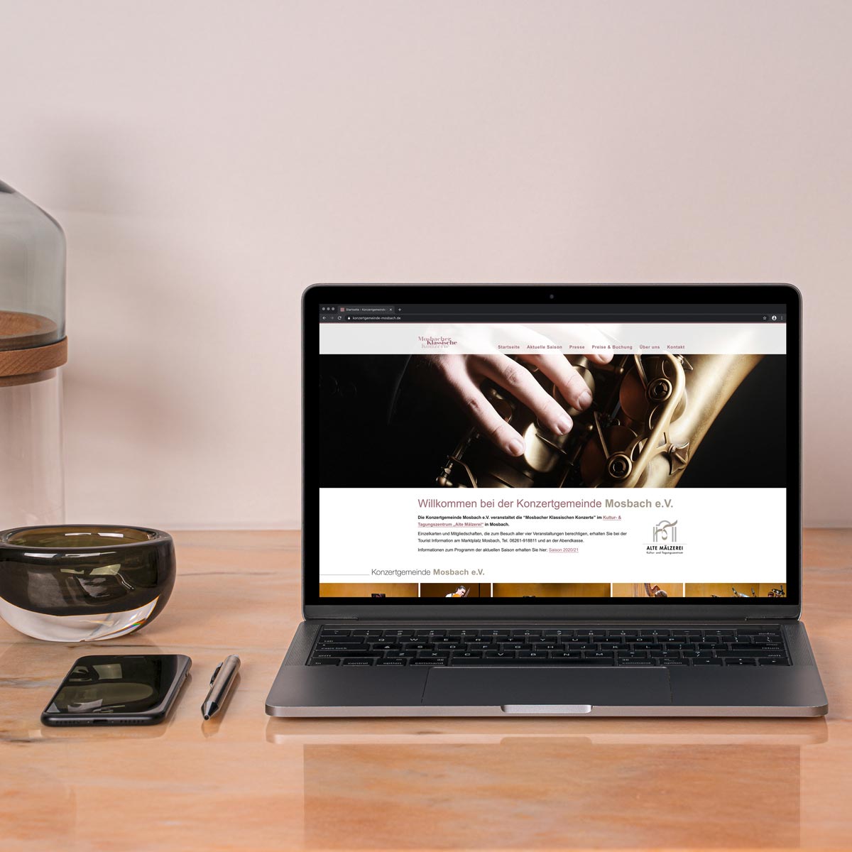 Die neue Webseite der Konzertgemeinde Mosbach e.V.