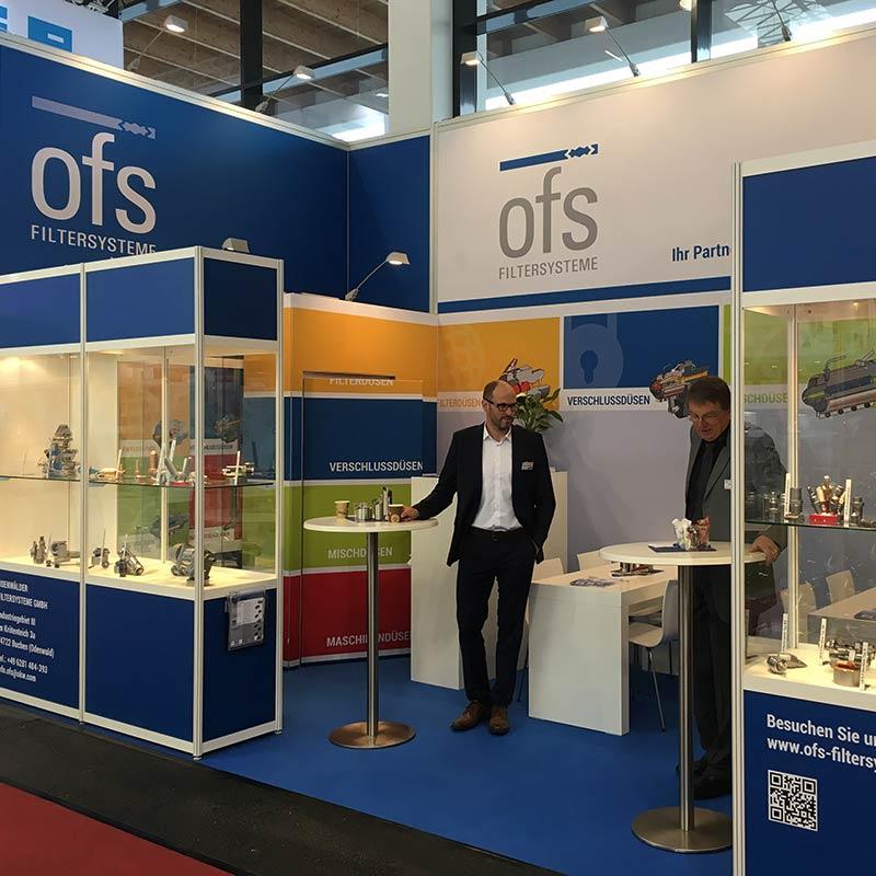 fakuma-Messestand für ofs