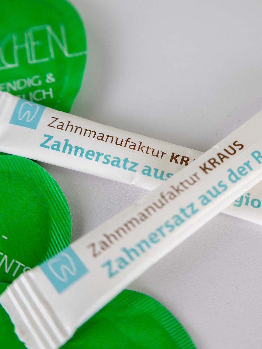 Verschiedene Zuckerpäckchen