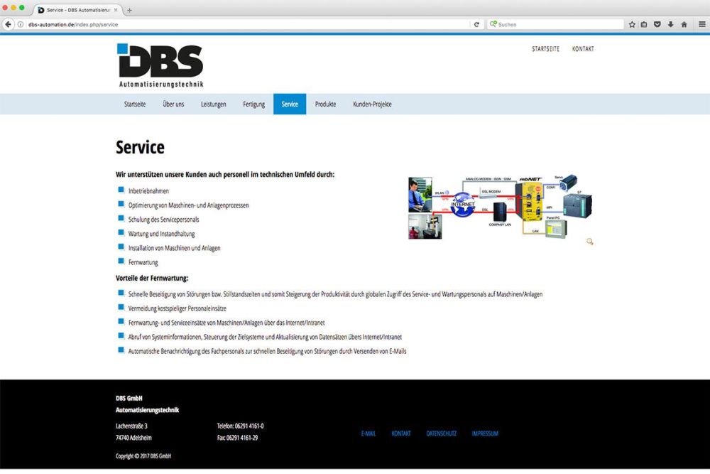 Service von DBS