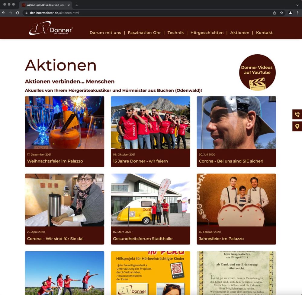 Screenshot Aktionen
