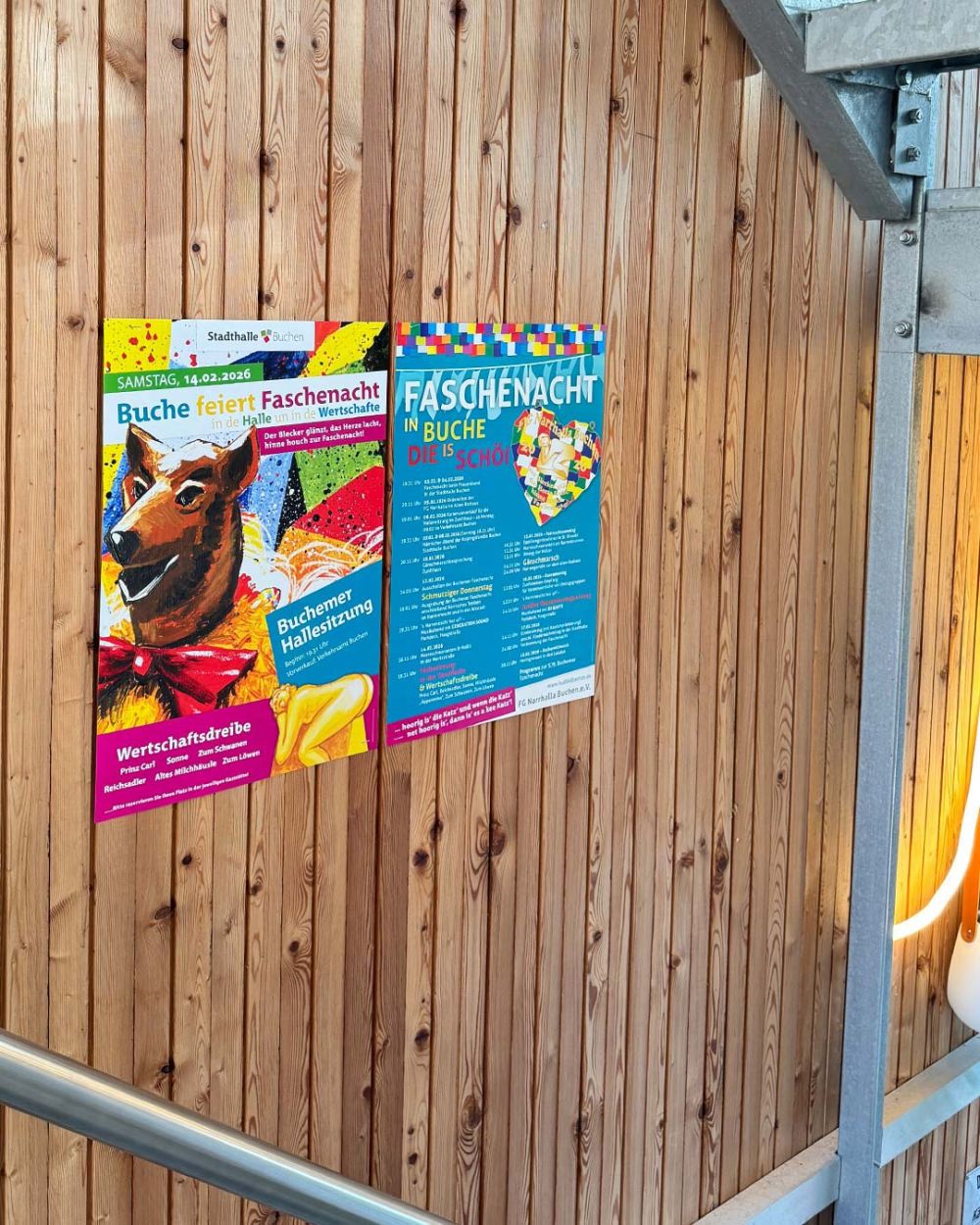Plakate für Faschenachtssamstag
