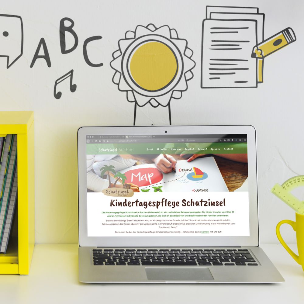 Webseite Kindertagespflege Schatzinsel