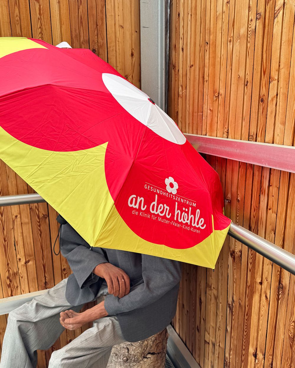 Regenschirme fürs Gesundheitszentrum