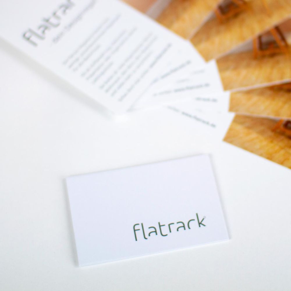 Visitenkarten und Flyer für Flatrack