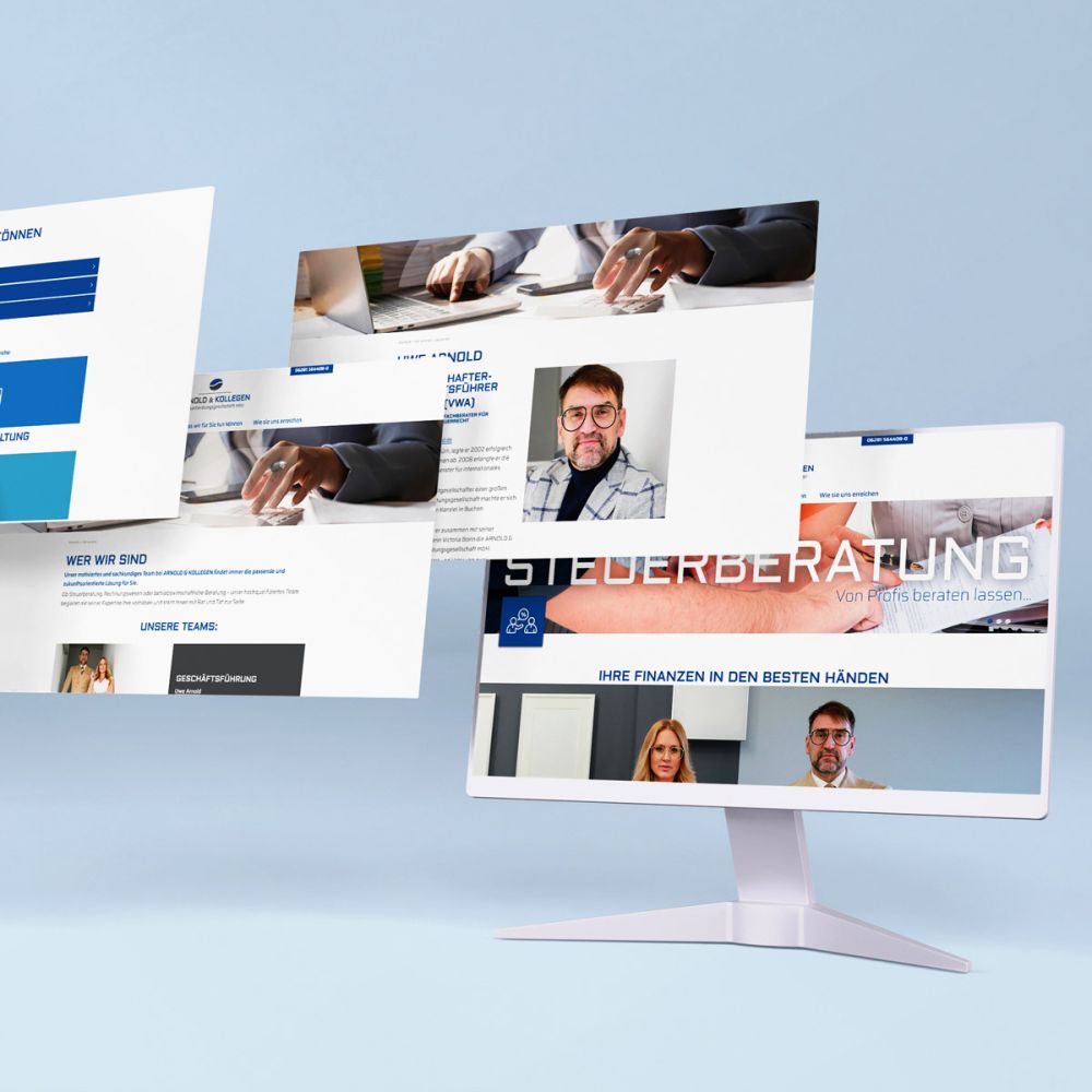 Neue Webseite für ARNOLD & KOLLEGEN Steuerberatungsgesellschaft mbH