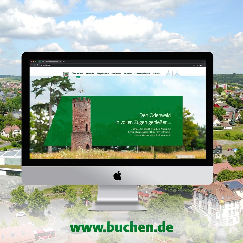 Die neue Webseite der Stadt Buchen