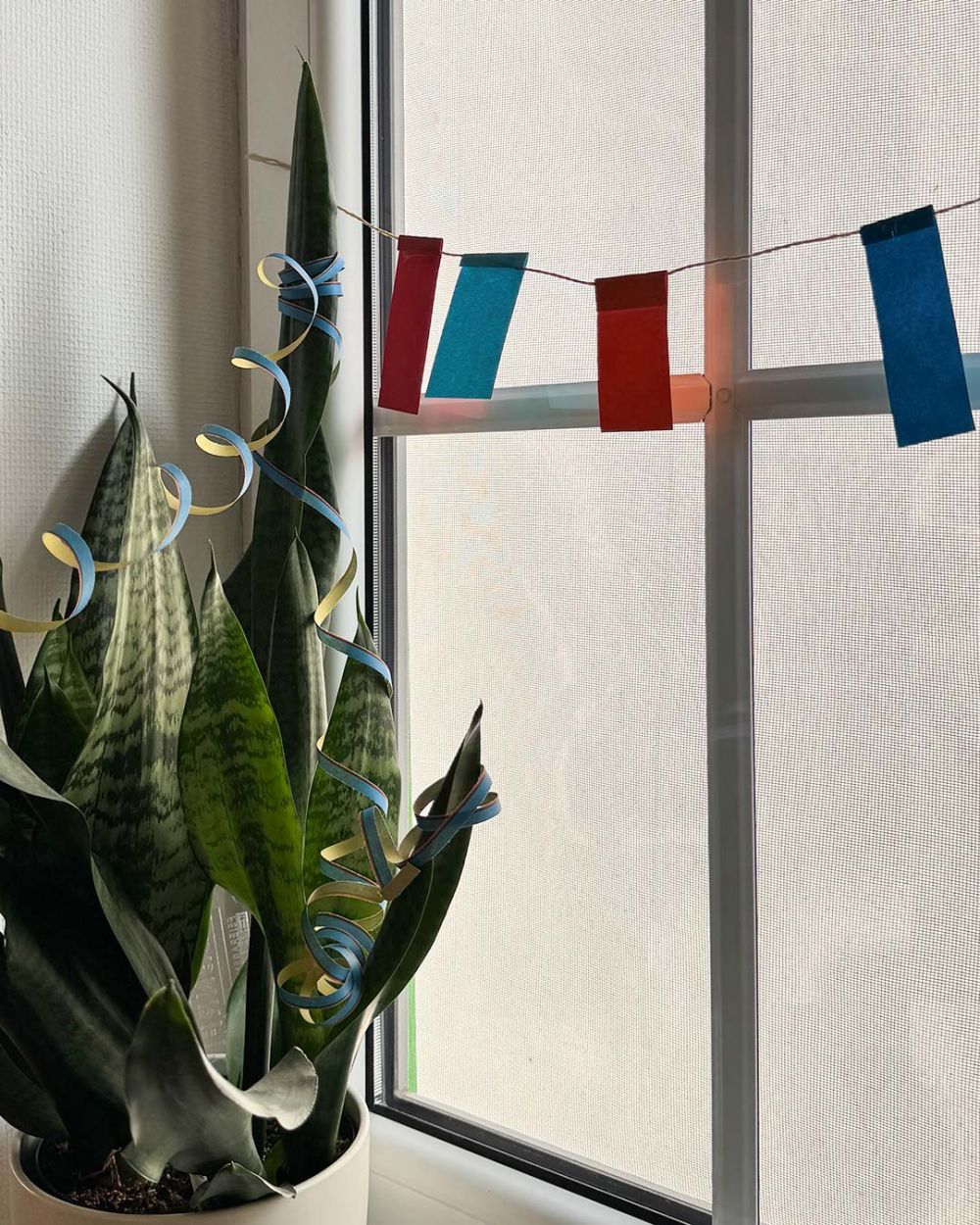Fleckle am Fenster