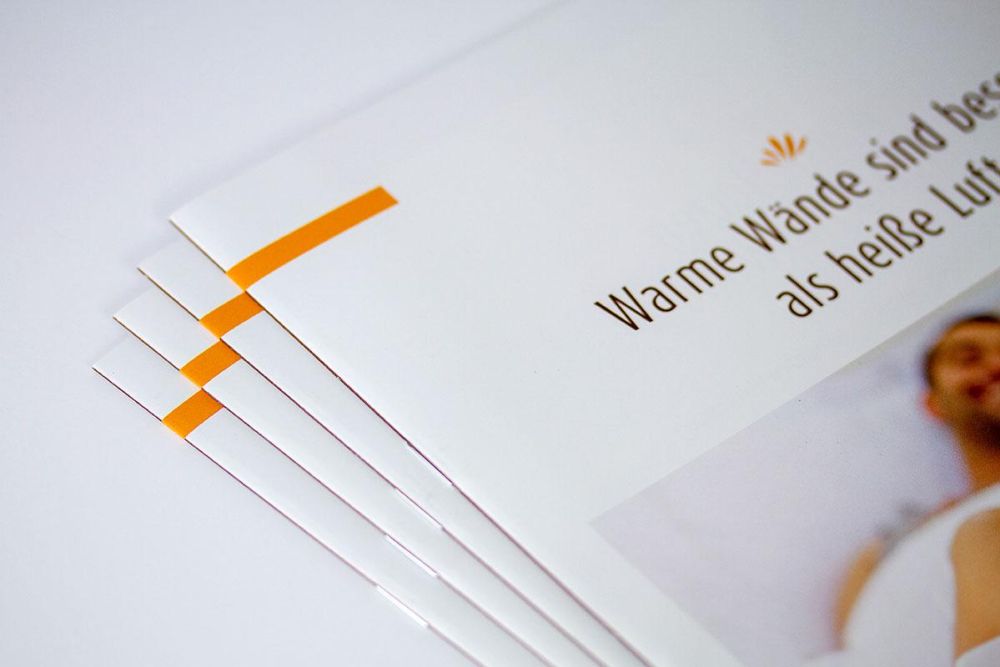 Flyer aufgefächert