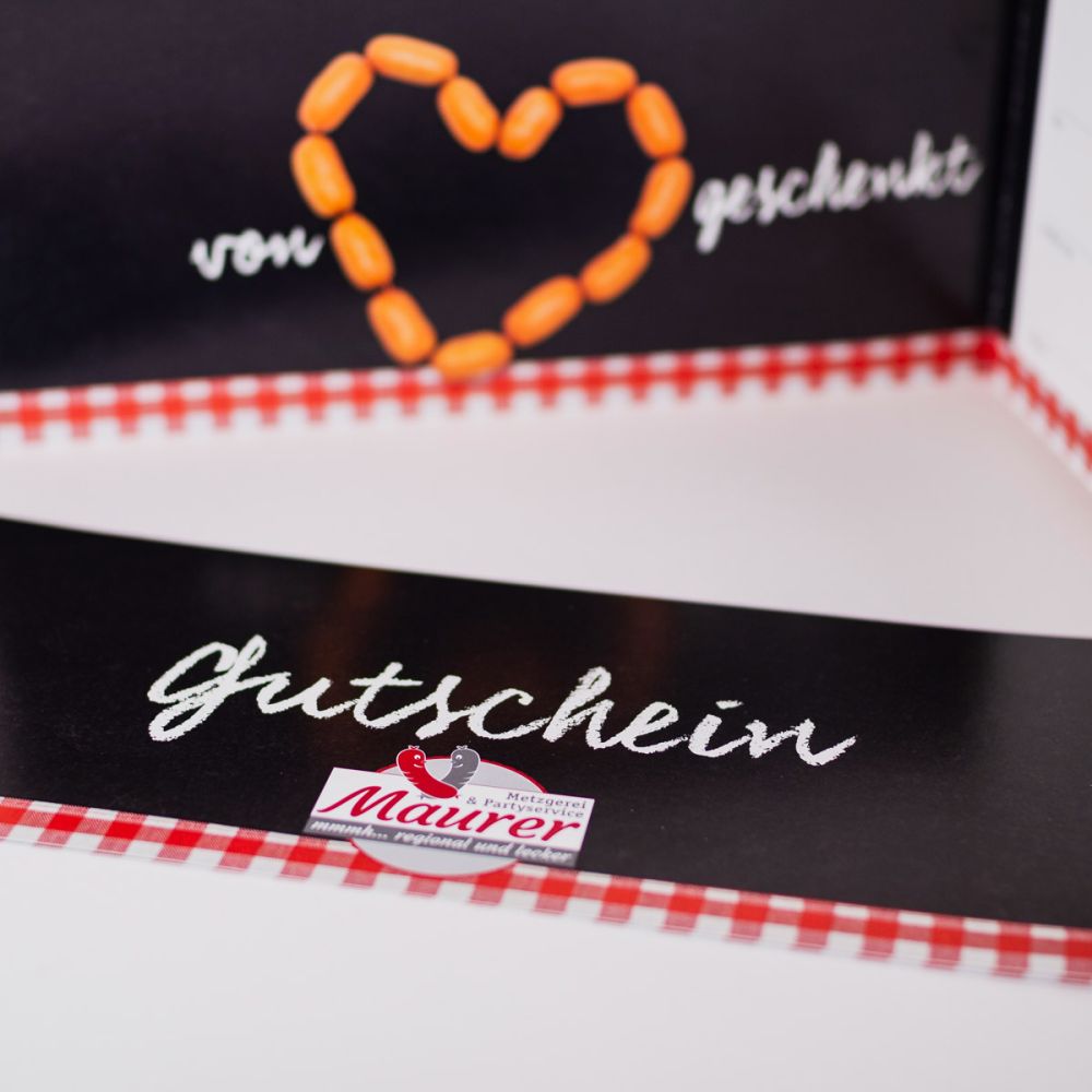 Gutscheine der Metzgerei Maurer
