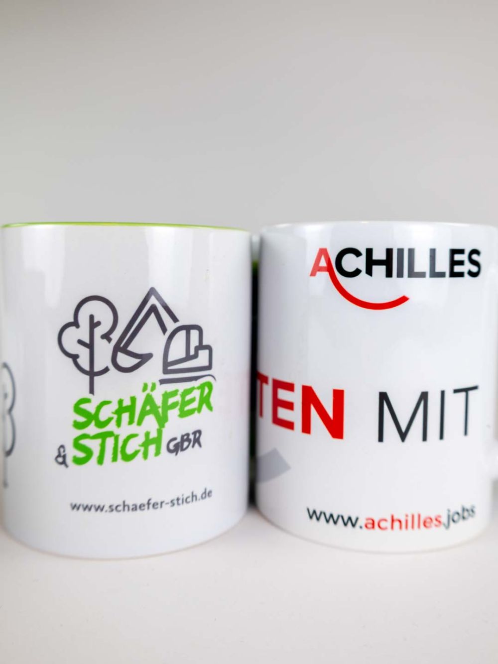 Schäfer & Stich und Achilles Tasse