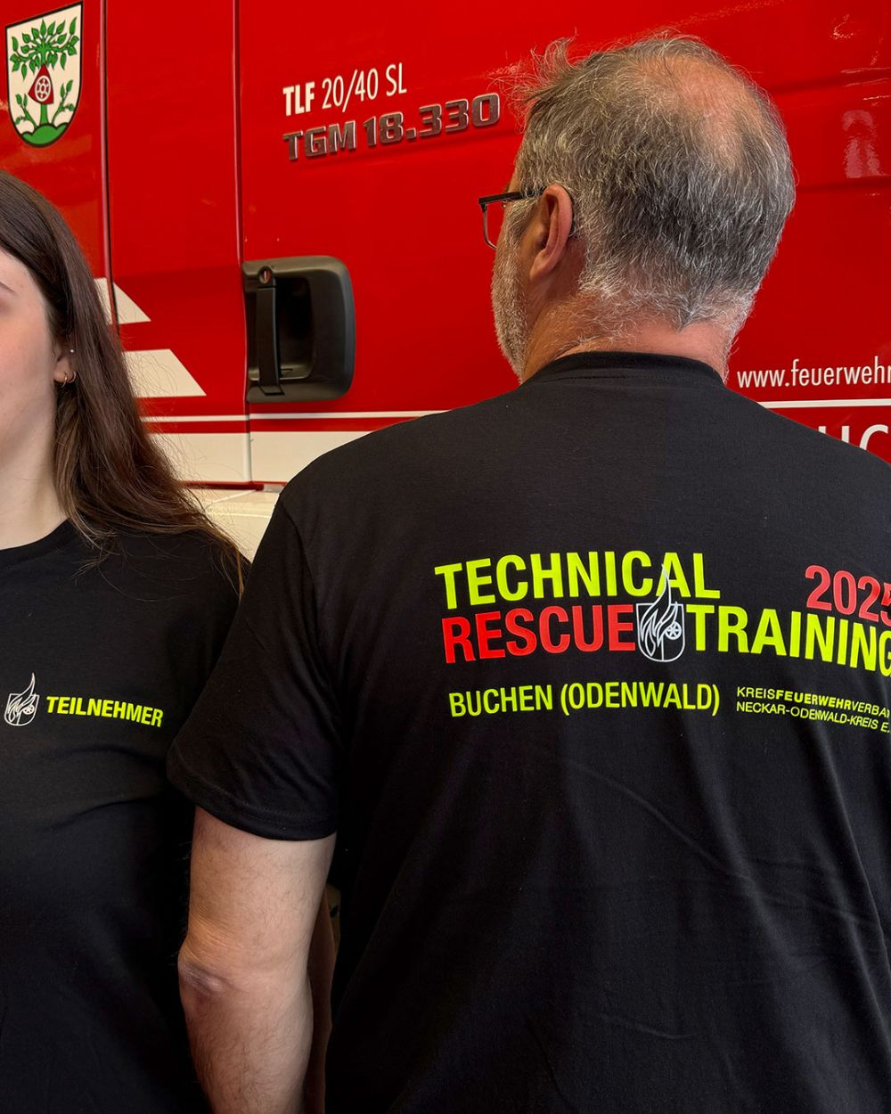 TRT Tshirts angezogen
