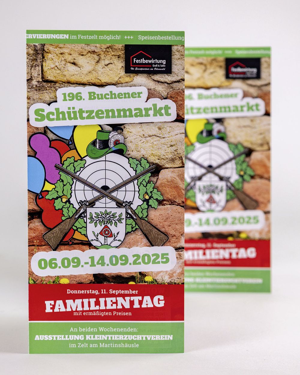 Schützenmarkt Flyer 2025 von vorne