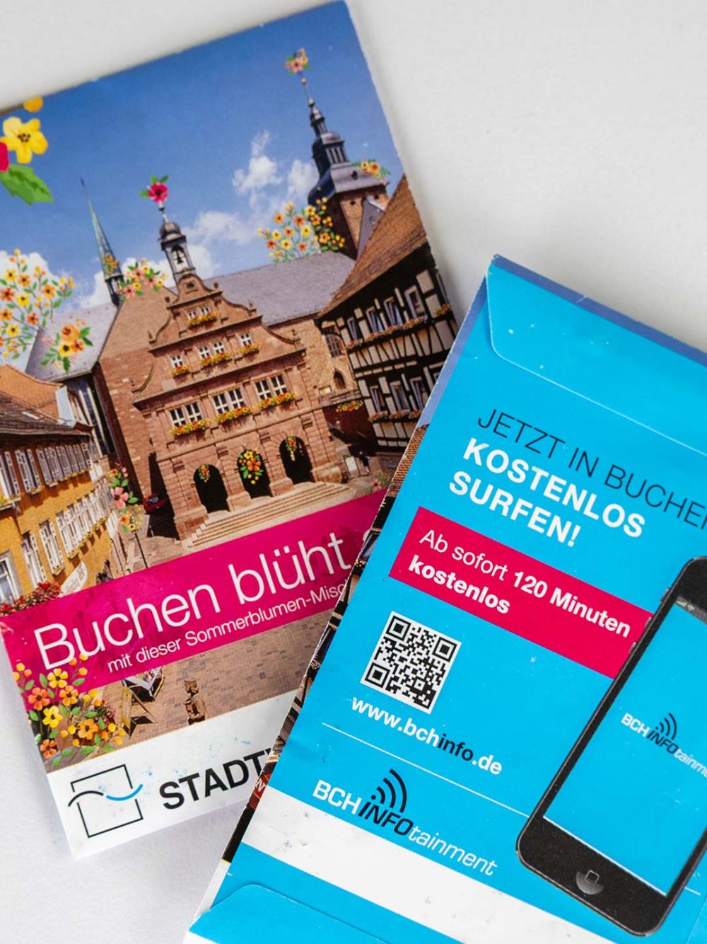 Vorne und hinten bedruckt