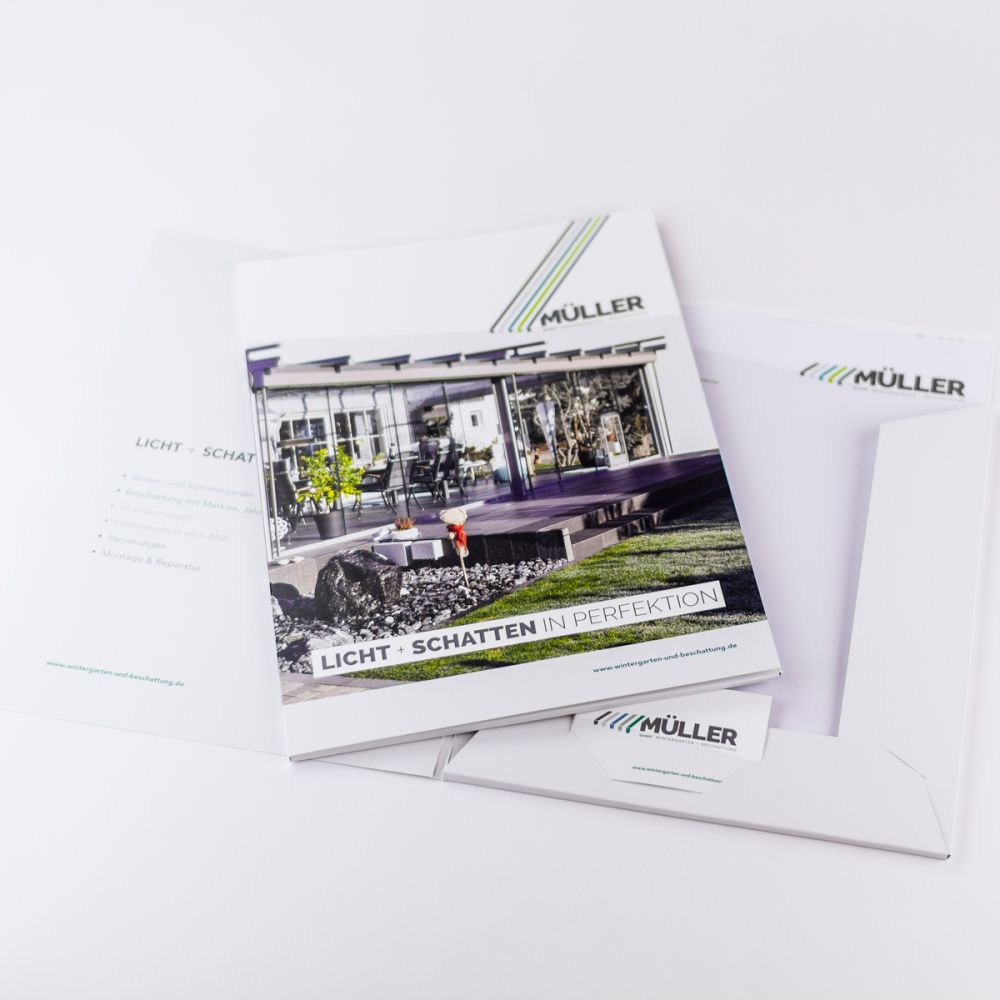 Geschäftsausstattung für die MÜLLER GmbH