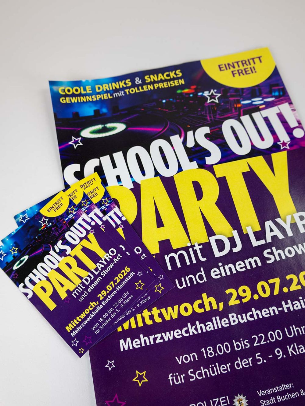 Flyer und Plakar
