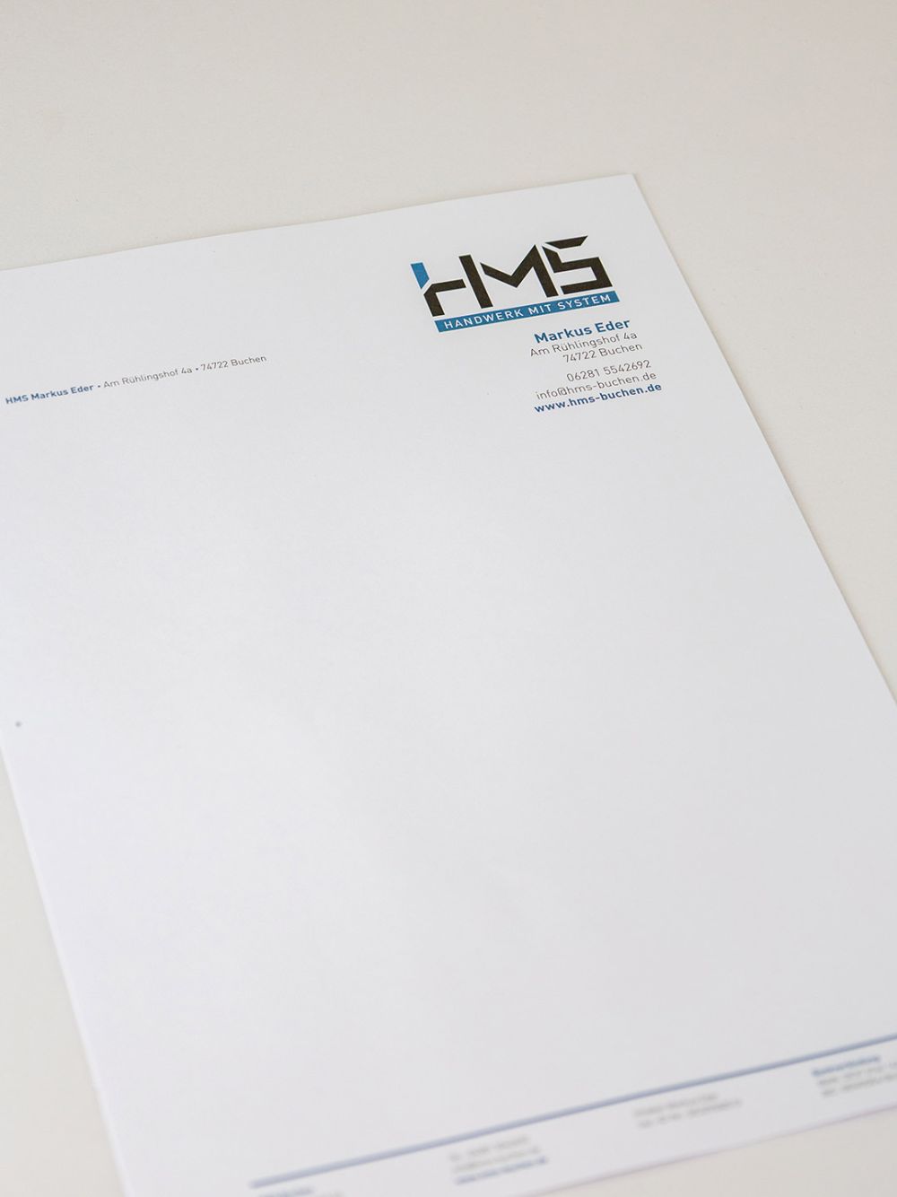 Briefpapier für HMS