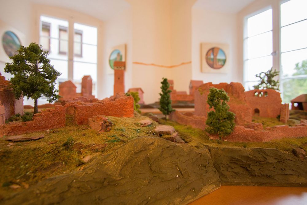 Naturparkzentrum Eberbach Ruine Miniatru