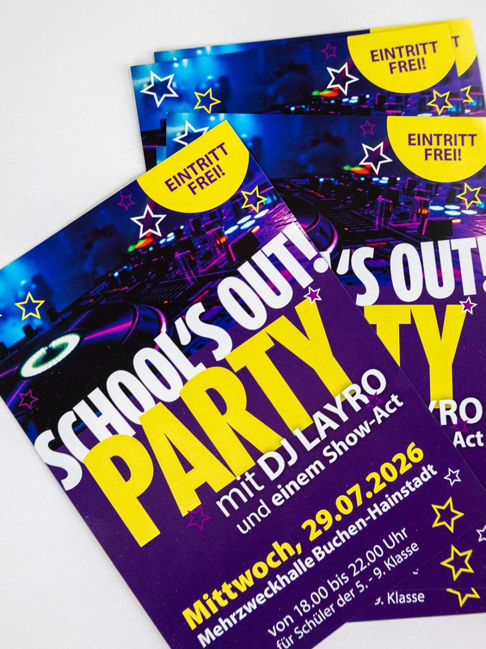 Flyer im Detail