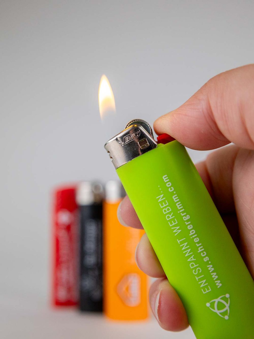 Feuerzeug als Werbemittel